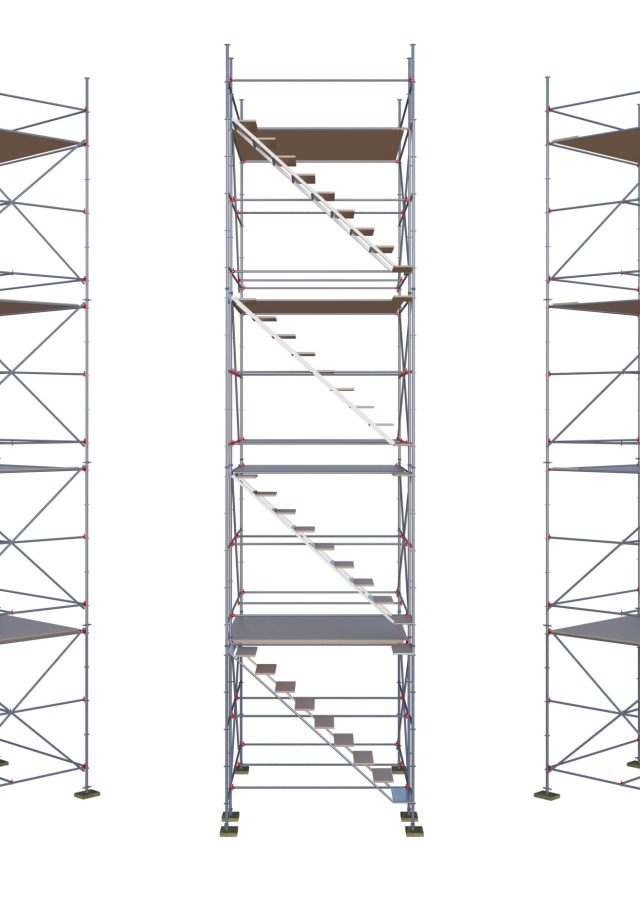 scaffolding isolated on white scaffolding isolated on white
